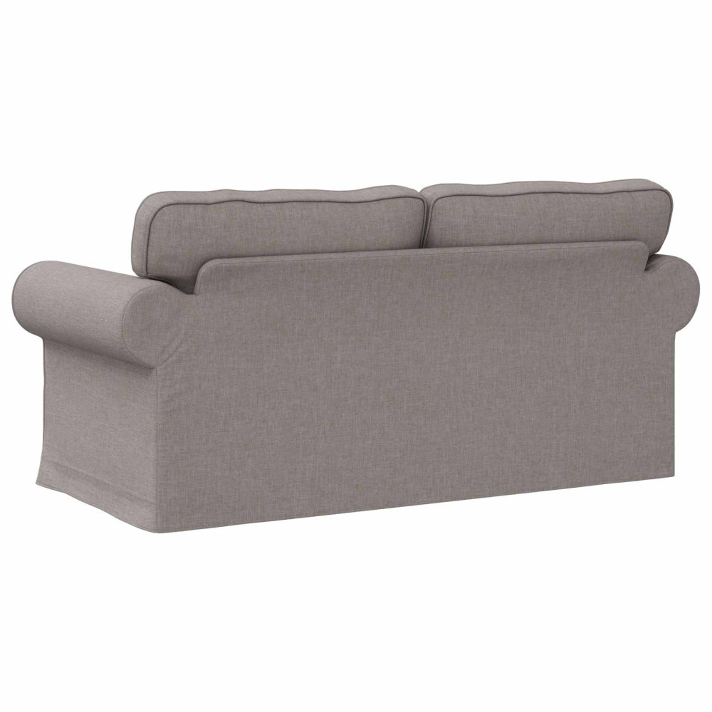 Produktbild för Soffa Taupe 175 x 82 x 80 cm tyg