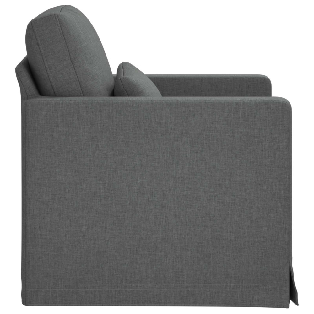 Produktbild för Soffa Mörkgrå 78 x 78 x 80 cm tyg