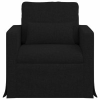 Produktbild för Soffa Svart 78 x 78 x 80 cm tyg