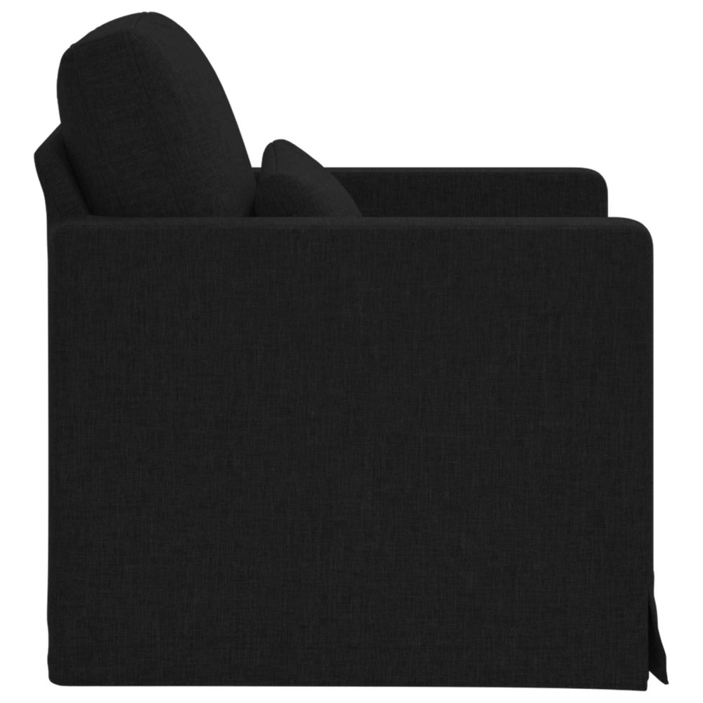 Produktbild för Soffa Svart 78 x 78 x 80 cm tyg
