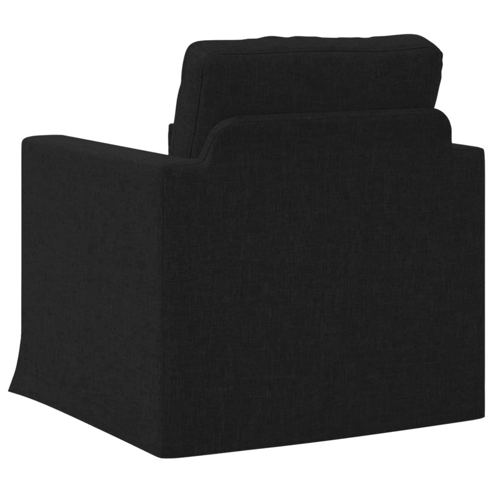 Produktbild för Soffa Svart 78 x 78 x 80 cm tyg
