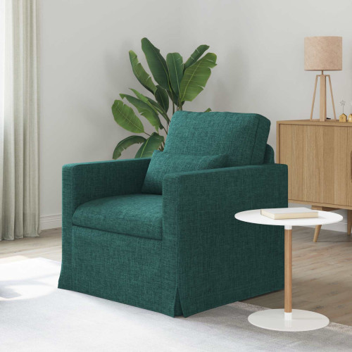 vidaXL Soffa Mörkgrön 78 x 78 x 80 cm tyg