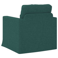 Produktbild för Soffa Mörkgrön 78 x 78 x 80 cm tyg