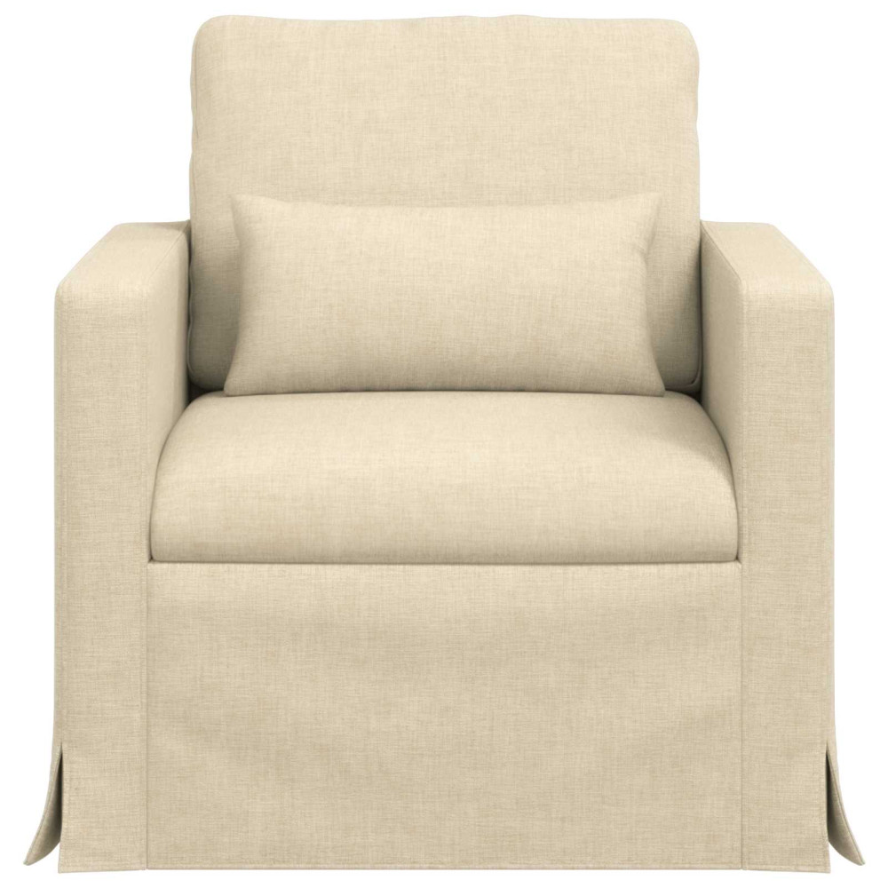 Produktbild för Soffa Kräm 78 x 78 x 80 cm tyg