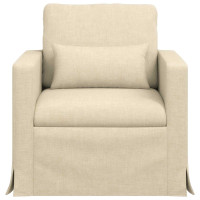 Produktbild för Soffa Kräm 78 x 78 x 80 cm tyg