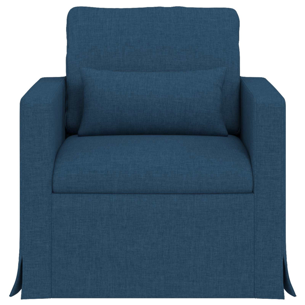Produktbild för Soffa Blå 78 x 78 x 80 cm tyg