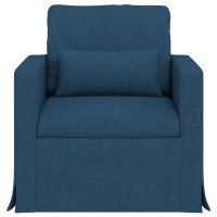 Produktbild för Soffa Blå 78 x 78 x 80 cm tyg