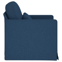 Produktbild för Soffa Blå 78 x 78 x 80 cm tyg