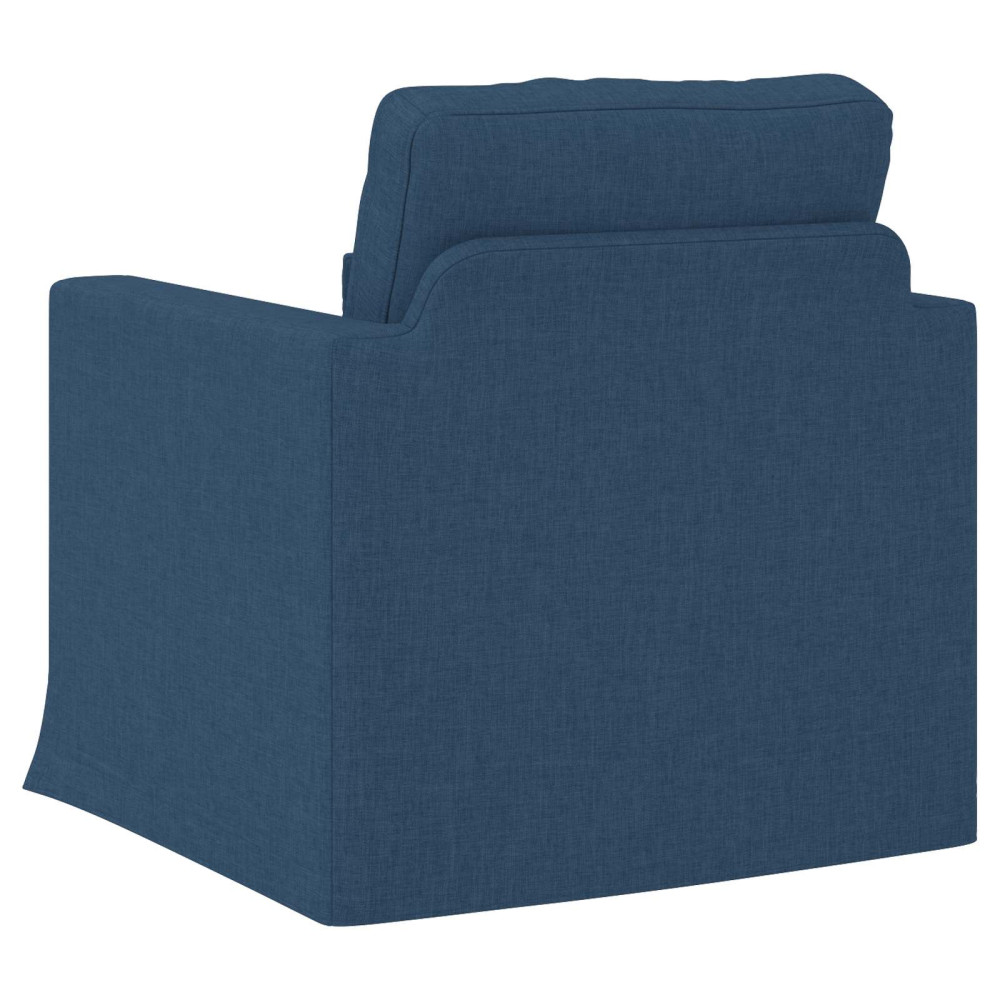 Produktbild för Soffa Blå 78 x 78 x 80 cm tyg
