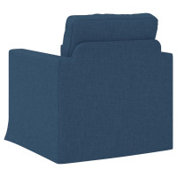 Produktbild för Soffa Blå 78 x 78 x 80 cm tyg