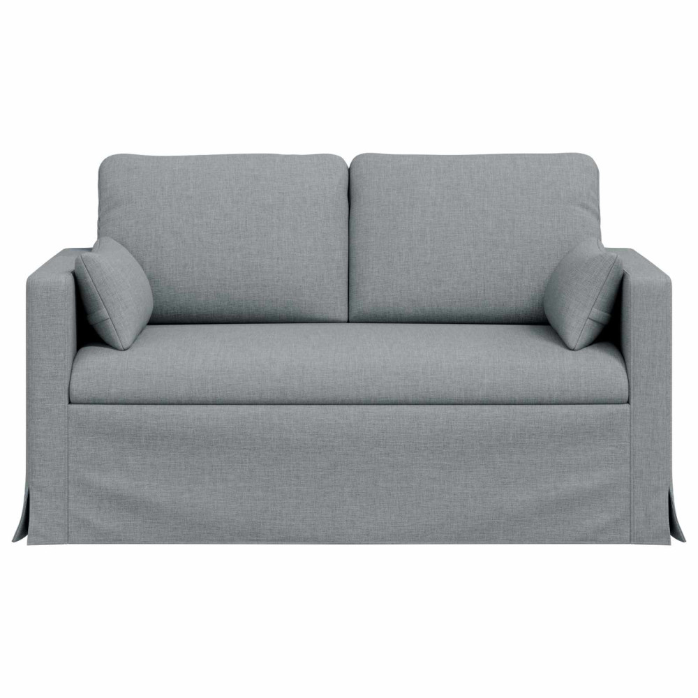 Produktbild för Soffa Ljusgrå 139 x 78 x 80 cm tyg