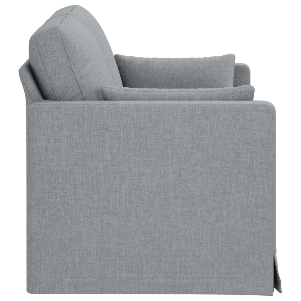 Produktbild för Soffa Ljusgrå 139 x 78 x 80 cm tyg