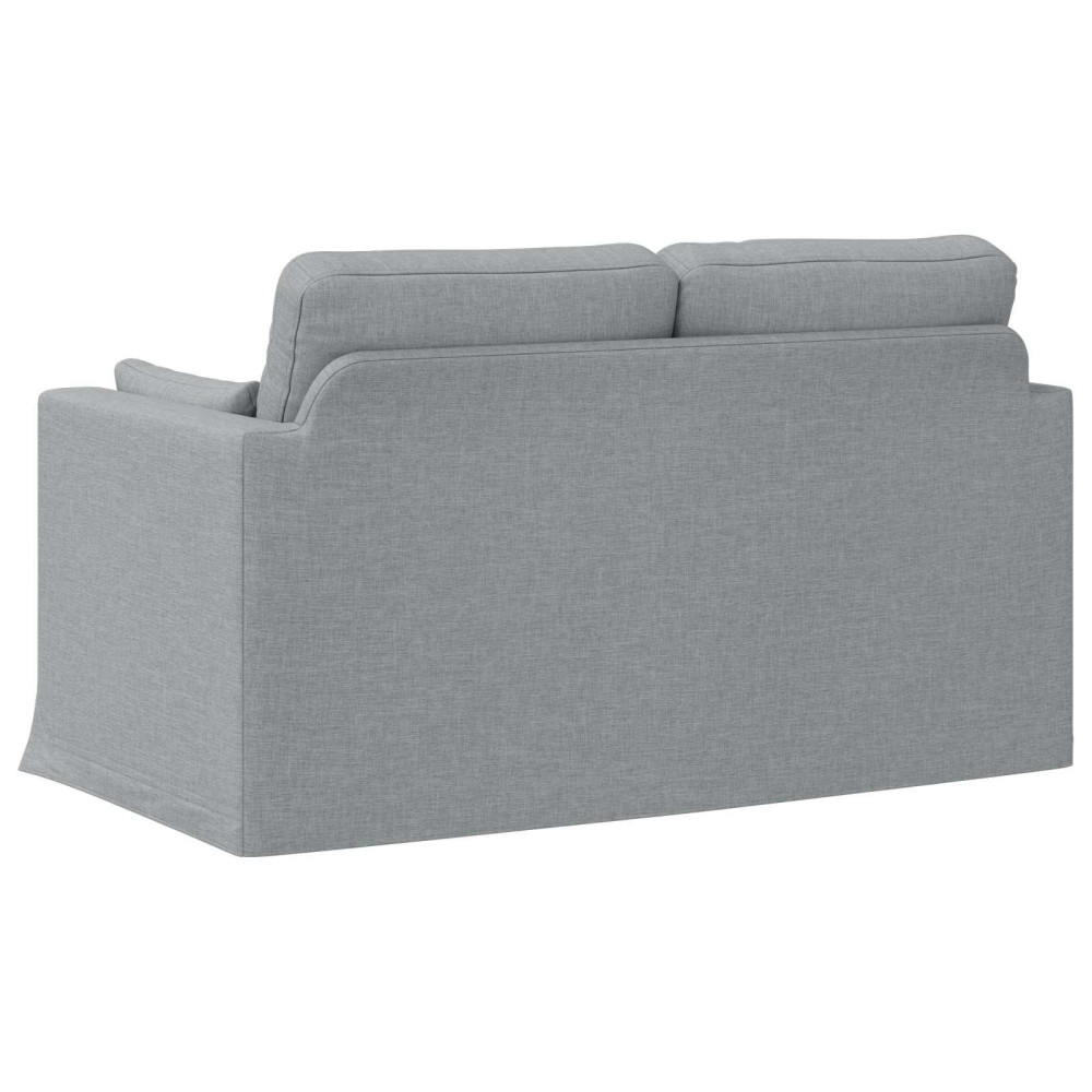 Produktbild för Soffa Ljusgrå 139 x 78 x 80 cm tyg