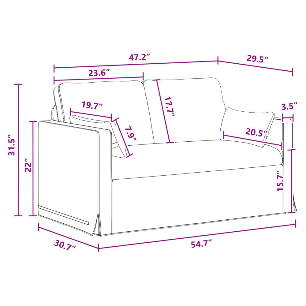 Produktbild för Soffa Mörkgrå 139 x 78 x 80 cm tyg