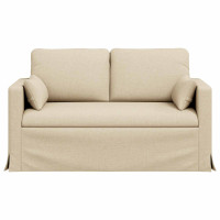 Produktbild för Soffa Kräm 139 x 78 x 80 cm tyg