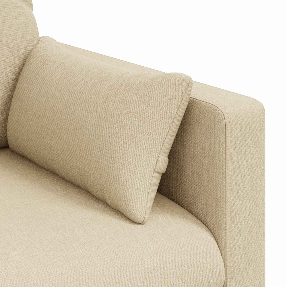 Produktbild för Soffa Kräm 139 x 78 x 80 cm tyg