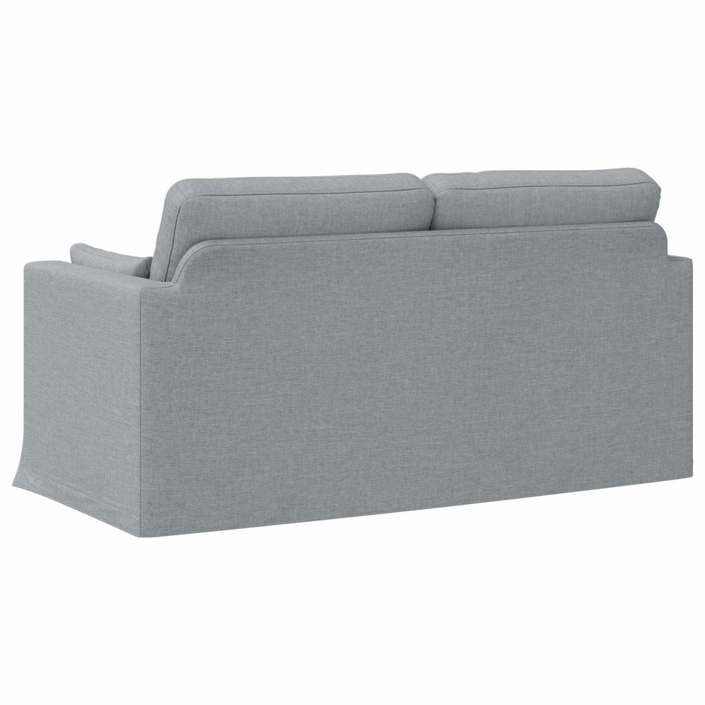 Produktbild för Soffa Ljusgrå 158 x 78 x 80 cm tyg