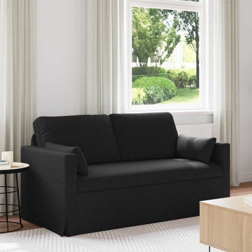 vidaXL Soffa Svart 158 x 78 x 80 cm tyg - Soffor