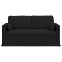 Produktbild för Soffa Svart 158 x 78 x 80 cm tyg