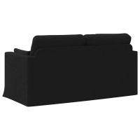 Produktbild för Soffa Svart 158 x 78 x 80 cm tyg