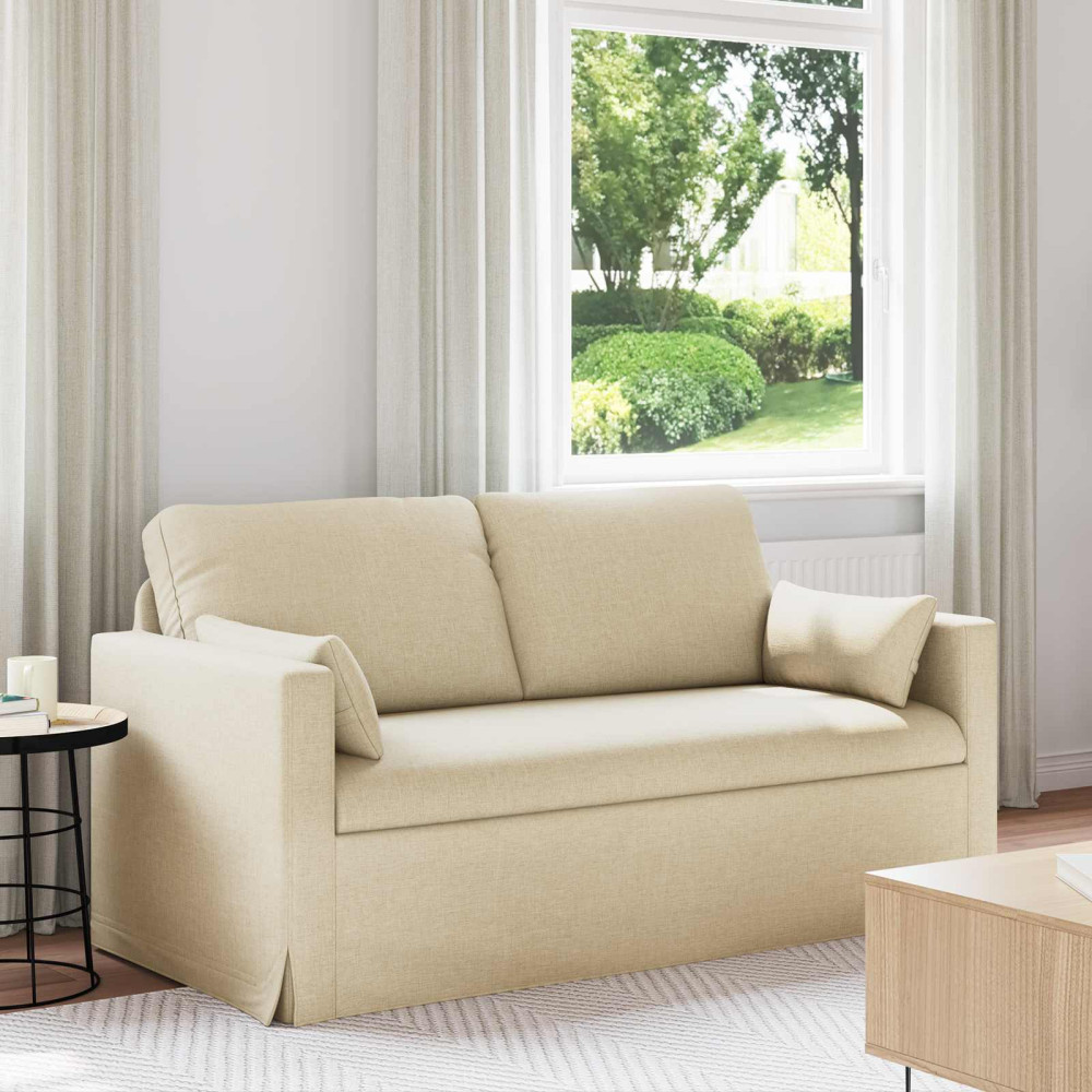 Produktbild för Soffa Kräm 158 x 78 x 80 cm tyg