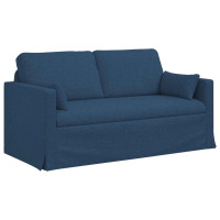 Produktbild för Soffa Blå 158 x 78 x 80 cm tyg