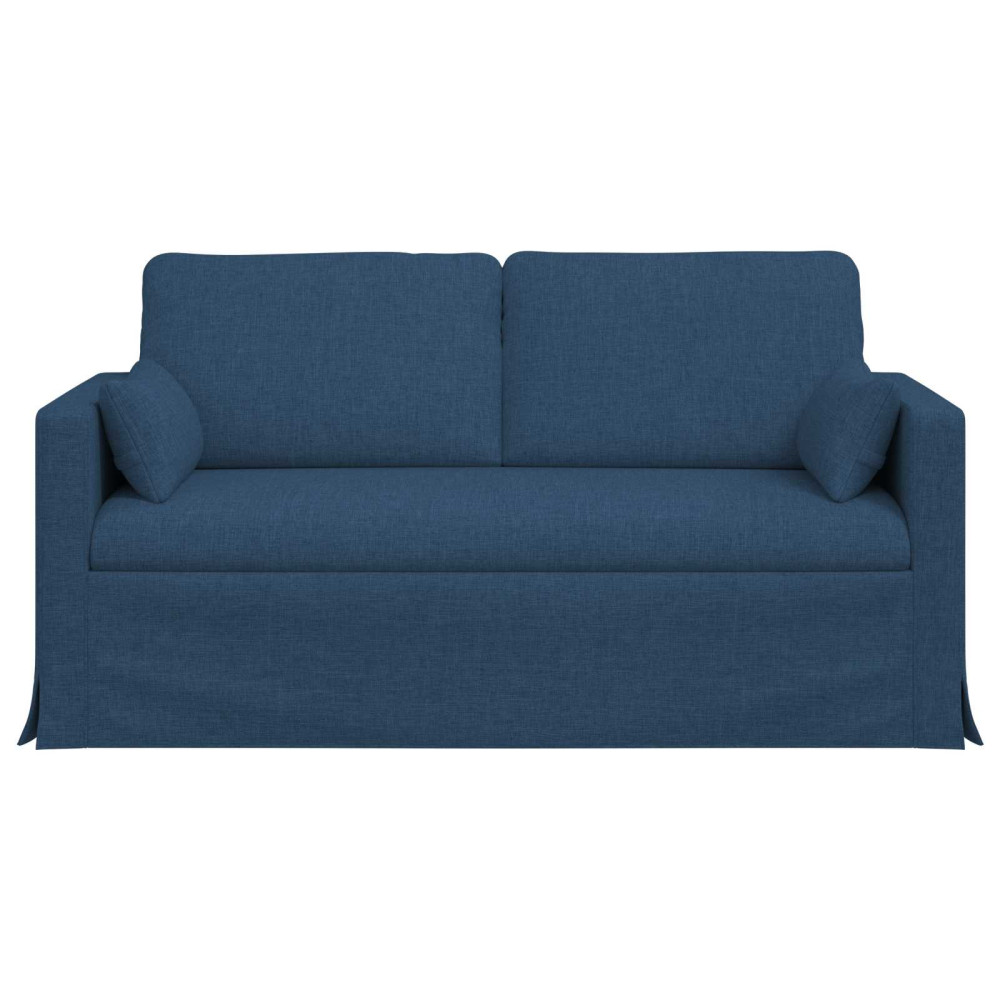Produktbild för Soffa Blå 158 x 78 x 80 cm tyg