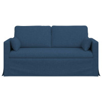 Produktbild för Soffa Blå 158 x 78 x 80 cm tyg