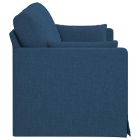 Produktbild för Soffa Blå 158 x 78 x 80 cm tyg