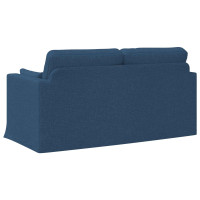 Produktbild för Soffa Blå 158 x 78 x 80 cm tyg
