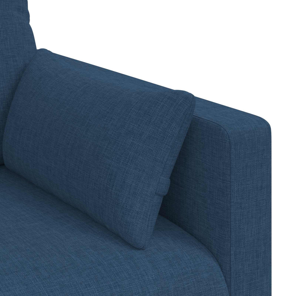 Produktbild för Soffa Blå 158 x 78 x 80 cm tyg