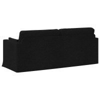 Produktbild för Soffa Svart 198 x 78 x 80 cm tyg