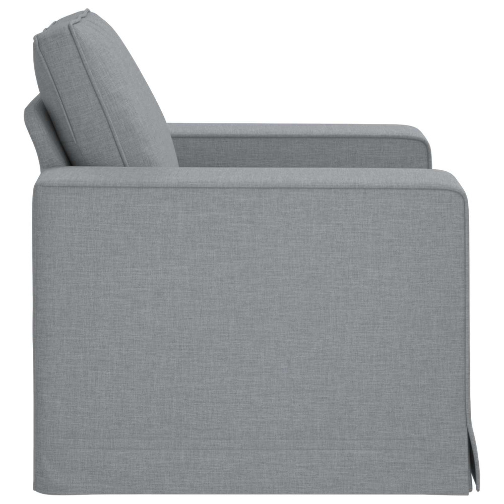 Produktbild för Soffa Ljusgrå 103 x 80 x 82 cm tyg