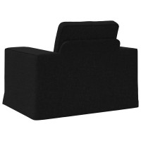 Produktbild för Soffa Svart 103 x 80 x 82 cm tyg