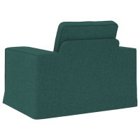 Produktbild för Soffa Mörkgrön 103 x 80 x 82 cm tyg