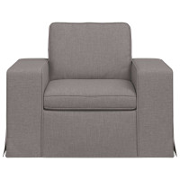 Produktbild för Soffa Taupe 103 x 80 x 82 cm tyg