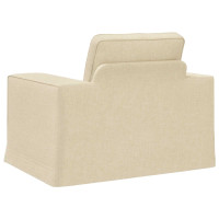 Produktbild för Soffa Kräm 103 x 80 x 82 cm tyg