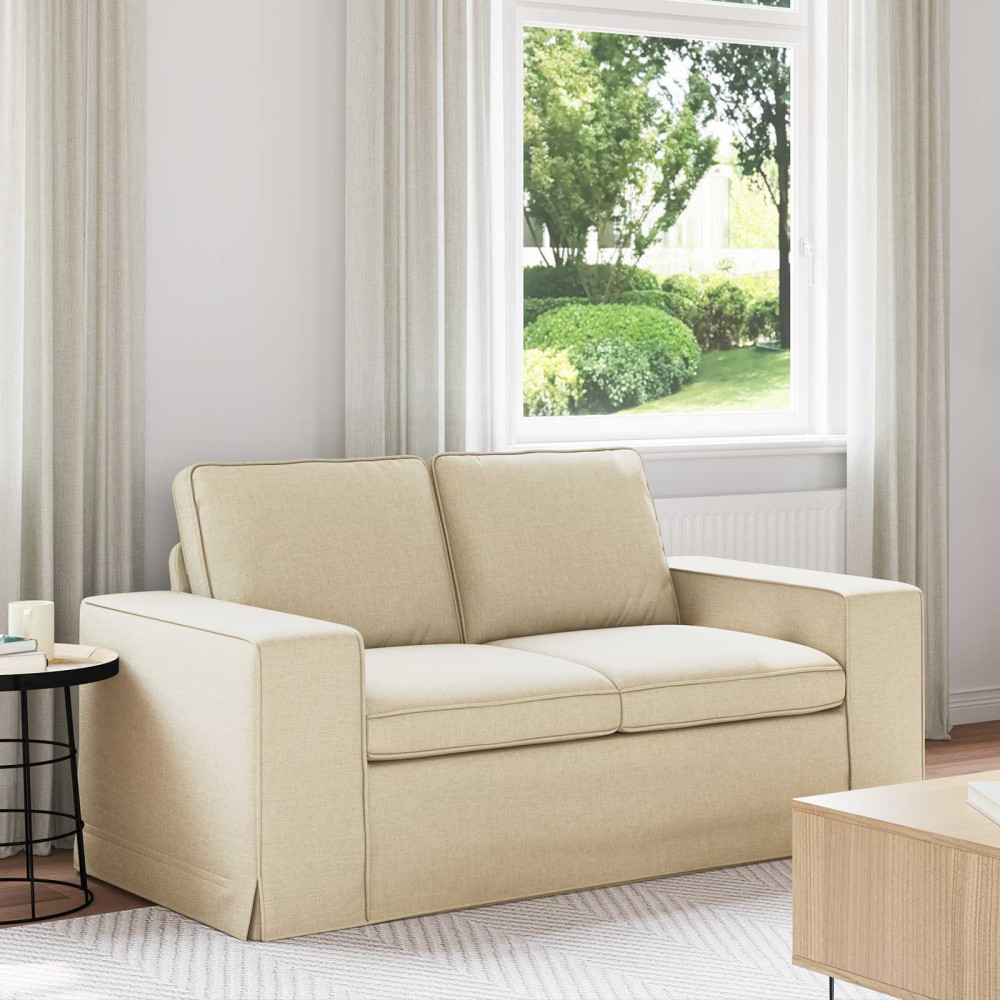 Produktbild för Soffa Kräm 162 x 80 x 82 cm tyg