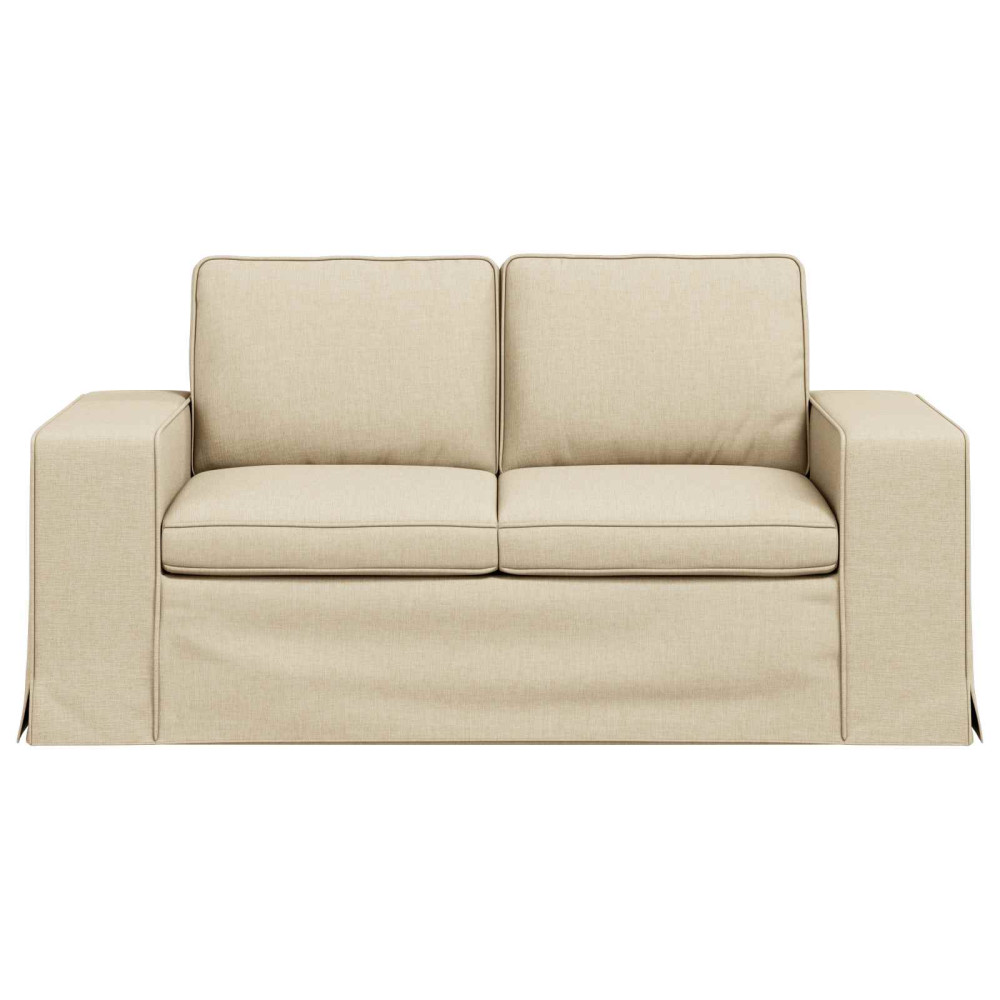 Produktbild för Soffa Kräm 162 x 80 x 82 cm tyg