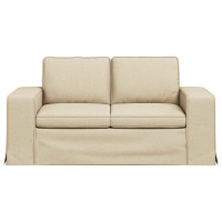 Produktbild för Soffa Kräm 162 x 80 x 82 cm tyg