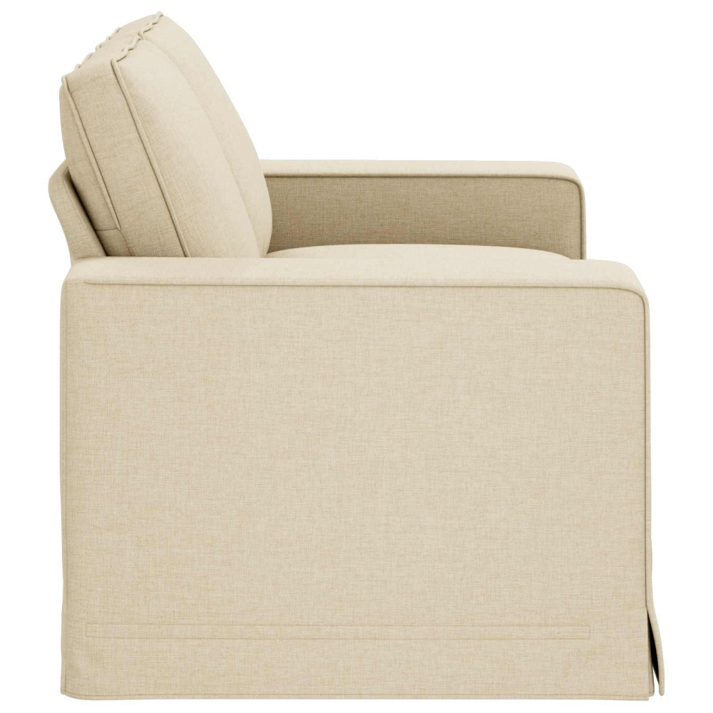 Produktbild för Soffa Kräm 162 x 80 x 82 cm tyg