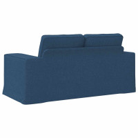 Produktbild för Soffa Blå 162 x 80 x 82 cm tyg