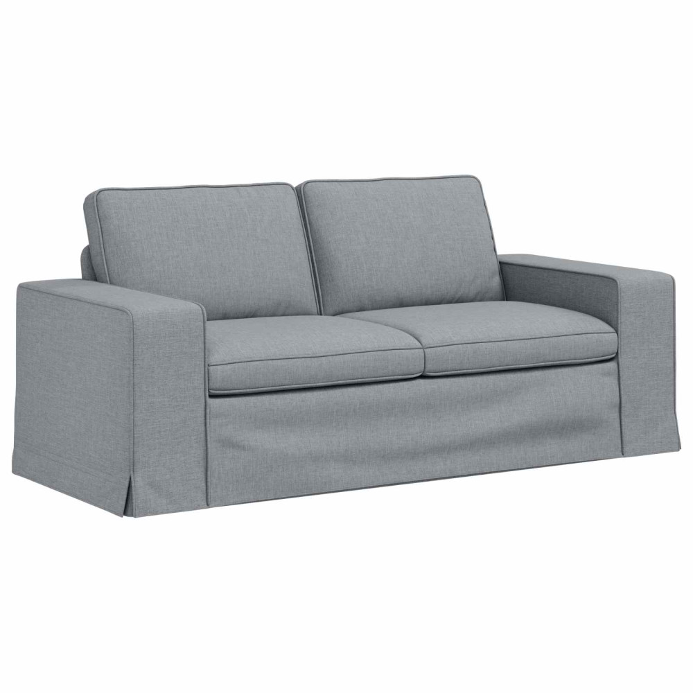 Produktbild för Soffa Ljusgrå 182 x 80 x 82 cm tyg