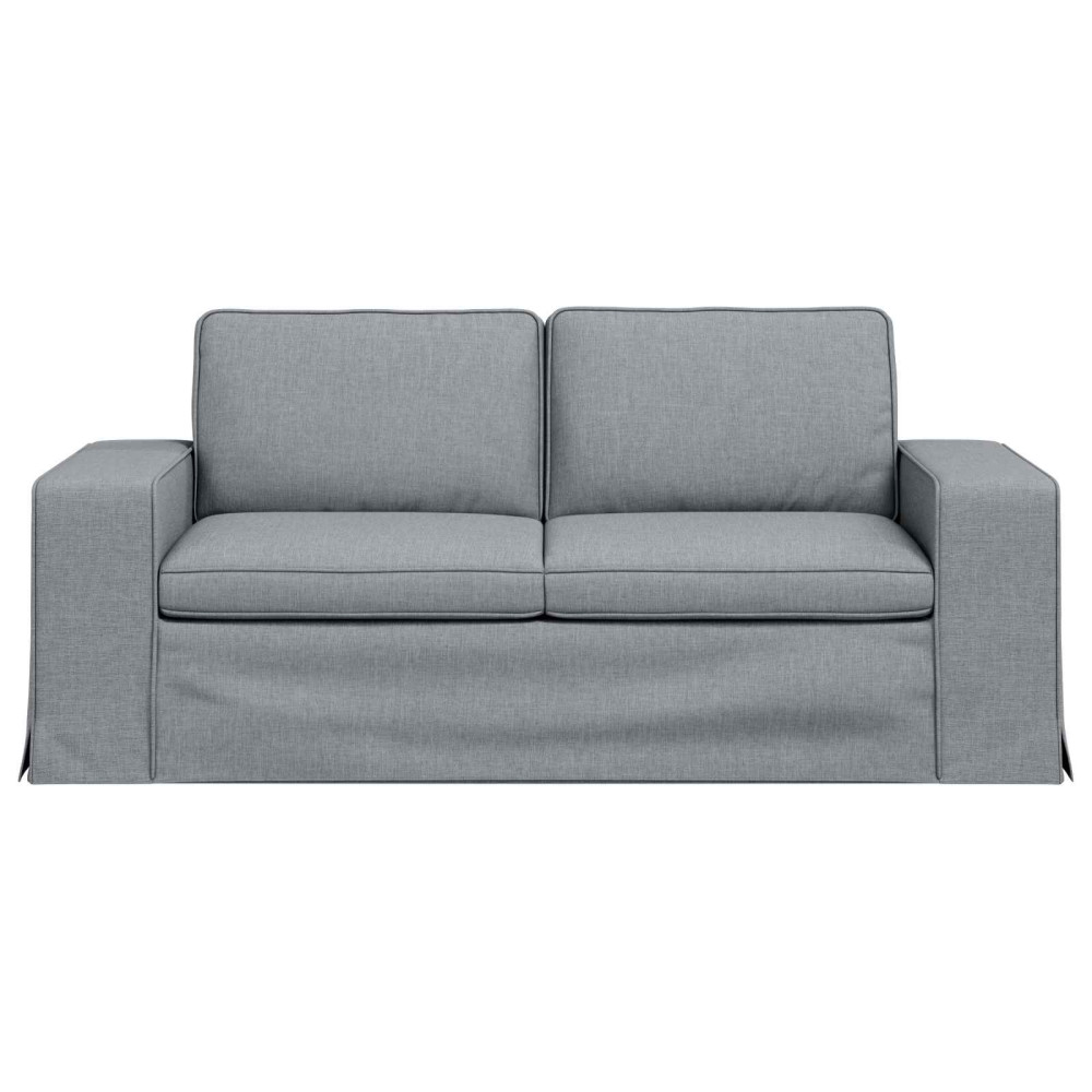 Produktbild för Soffa Ljusgrå 182 x 80 x 82 cm tyg