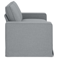 Produktbild för Soffa Ljusgrå 182 x 80 x 82 cm tyg