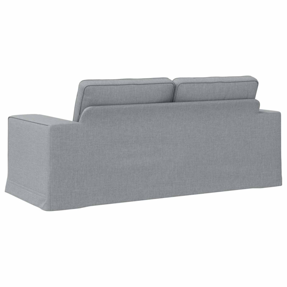 Produktbild för Soffa Ljusgrå 182 x 80 x 82 cm tyg