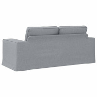 Produktbild för Soffa Ljusgrå 182 x 80 x 82 cm tyg