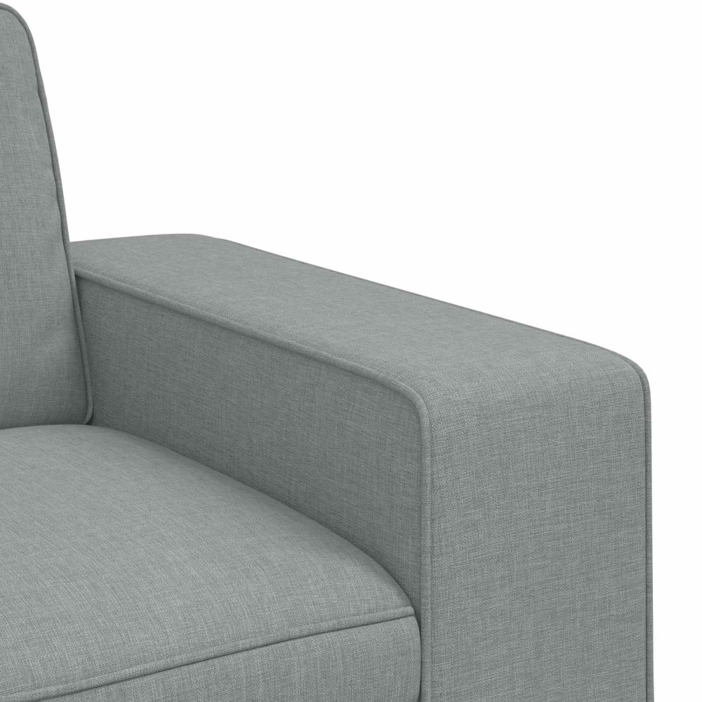 Produktbild för Soffa Ljusgrå 182 x 80 x 82 cm tyg