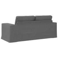 Produktbild för Soffa Mörkgrå 182 x 80 x 82 cm tyg