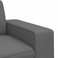Produktbild för Soffa Mörkgrå 182 x 80 x 82 cm tyg